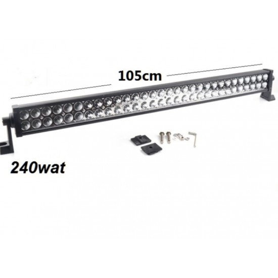 LED Bar 105 εκ. Ισχυρή LED Bar OFF ROAD 240 W, 80 LED, 12 V/24 V, ATV, Jeep, 4x4, Offroad, Φορτηγό