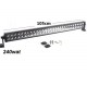 LED Bar 105 εκ. Ισχυρή LED Bar OFF ROAD 240 W, 80 LED, 12 V/24 V, ATV, Jeep, 4x4, Offroad, Φορτηγό