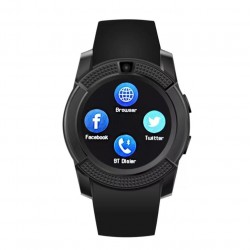 Έξυπνο ρολόι V88, Bluetooth, οθόνη αφής, μικρόφωνο, κάμερα, υποστηρίζει κάρτα SIM