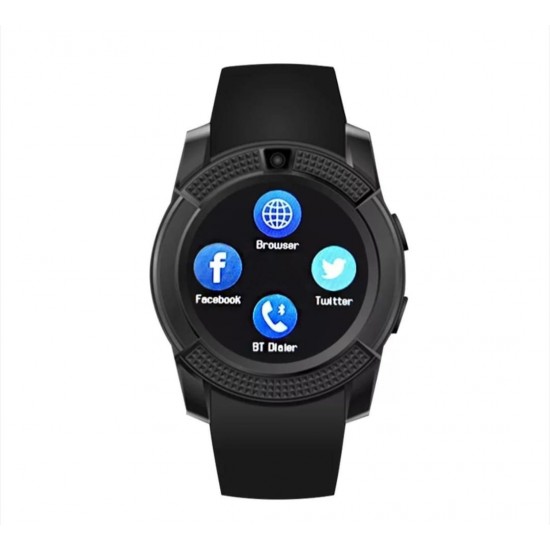 Έξυπνο ρολόι V88, Bluetooth, οθόνη αφής, μικρόφωνο, κάμερα, υποστηρίζει κάρτα SIM