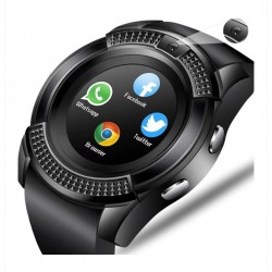 Έξυπνο ρολόι V88, Bluetooth, οθόνη αφής, μικρόφωνο, κάμερα, υποστηρίζει κάρτα SIM