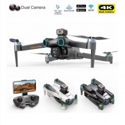 Επαγγελματικό drone Drone PRO MAX AIR FORCE με διπλή κάμερα 4K, 360°, αποφυγή εμποδίων