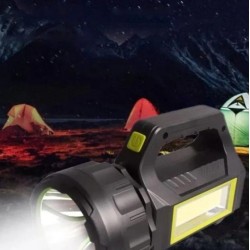 Φανάρι HEL T95, ηλιακή φόρτιση, 30W, μεγάλης εμβέλειας