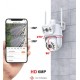 2 τεμάχια Διπλή αδιάβροχη κάμερα IP68 3x3 Wi-Fi ICSEE