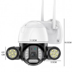 2 κάμερες ασφαλείας 5 MP με δύο ισχυρά LED