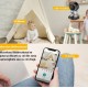Έξυπνη κάμερα παρακολούθησης WiFi 6MP, μικρόφωνο αμφίδρομης επικοινωνίας, παρακολούθηση κατοικίδιων, παιδιών και ηλικιωμένων