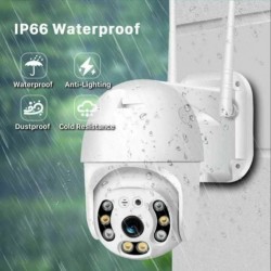2 τεμ. Ασύρματη IP κάμερα τύπου θόλου με 8 LED, 5 MP 