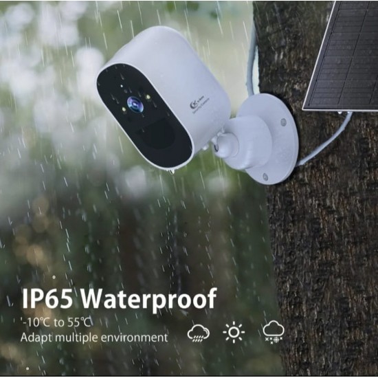 ICSEE Ασύρματη ηλιακή κάμερα 8MP WIFI FULL HD IP65