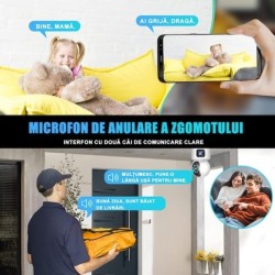 Διπλή κάμερα 6MP ICsee με υπέρυθρη σύνδεση και παρακολούθηση δύο ζωνών
