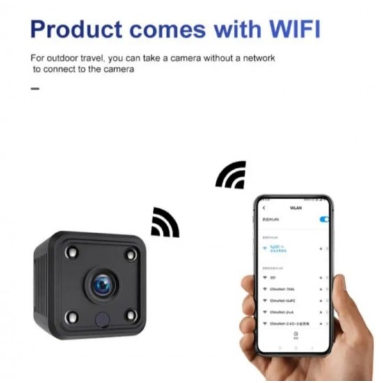 Μίνι κάμερα κατασκοπείας WI-FI με μικρόφωνο και μπαταρία 1MP
