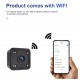 Μίνι κάμερα κατασκοπείας WI-FI με μικρόφωνο και μπαταρία 1MP