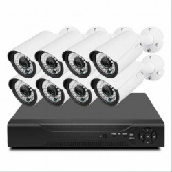 Σετ 4 καμερών IP - 4-καναλικό NVR 1MP με WiFi + ασύρματες κάμερες 5G