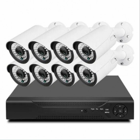 Σετ 4 καμερών IP - 4-καναλικό NVR 1MP με WiFi + ασύρματες κάμερες 5G