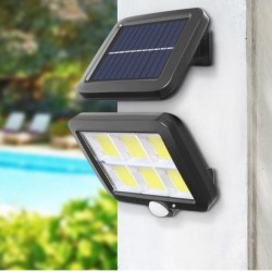 5 ηλιακές λάμπες με πάνελ 1200 W, αισθητήρα και βάσεις
