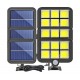 3 ηλιακές λάμπες με πάνελ 1200 W, αισθητήρα και βάσεις
