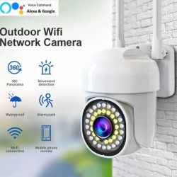 3 κάμερες 6MP, 2 κεραίες, έγχρωμη νυχτερινή όραση, IP66, Wi-Fi, 28 LED