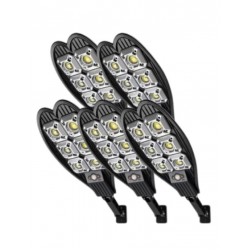 5 τεμάχια ηλιακή λάμπα LED 1800W IP65 + βάσεις