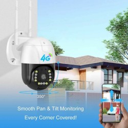 5MP 4G камера със СИМ карта, FULL HD,цветно нощно виждане