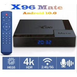 TV BOX X96 Mate - 6 GB RAM/128 GB ROM με Android 10, Bluetooth