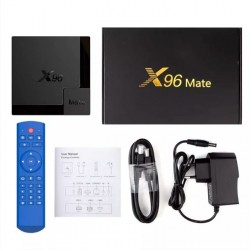  TV BOX X96 Mate - 4 GB RAM/64 GB ROM με Android 10, Bluetooth
