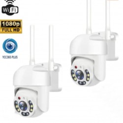 2 τεμ. Ασύρματη IP κάμερα τύπου θόλου με 8 LED, 5 MP 