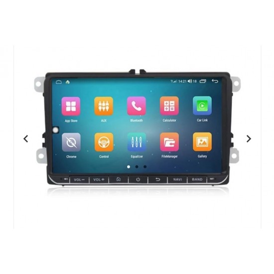 VW – 9 πολυμέσα/πλοήγηση Android 15, 2 GB RAM/16 GB ROM, CarPlay + Android Auto