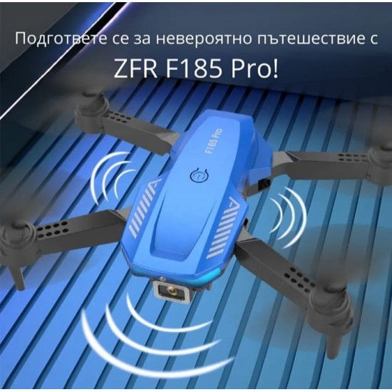 Δρόνος ZFR F185 PRO 4K HD με διπλή κάμερα και αισθητήρες ανίχνευσης εμποδίων