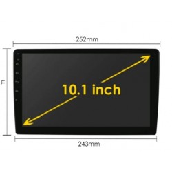 Πολυμέσων AT 1143N 10,1 ιντσών με Android 12, Wi-Fi, GPS, 1 GB RAM 
