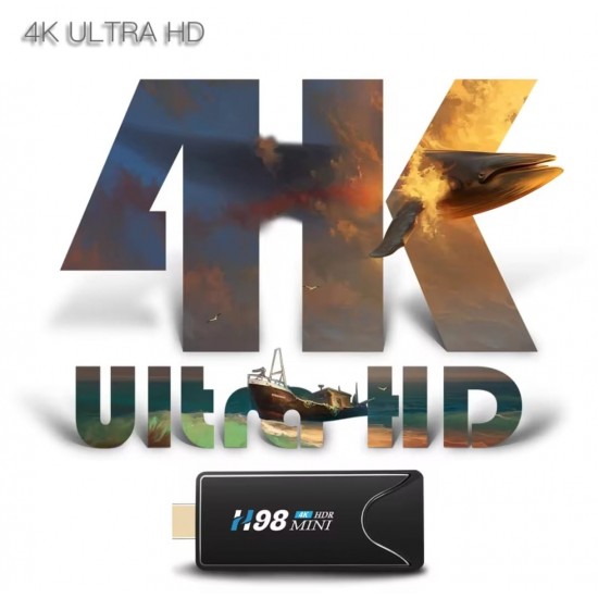 Android TV Stick 4K με 2 GB μνήμης RAM και 16 GB μνήμης ROM