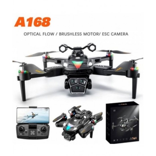 Επαγγελματικό drone A168 με κάμερα 8K HD WiFi και GPS – Συμπαγές, πτυσσόμενο.