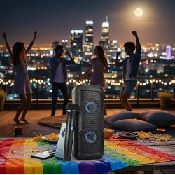 PARTY Καραόκε Ηχείο Bluetooth KTS-22 με ασύρματο μικρόφωνο