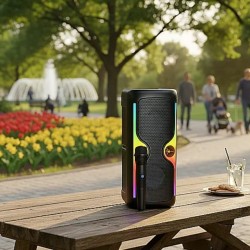 Ηχείο Bluetooth KTS με φωτισμό RGB LED και μικρόφωνο