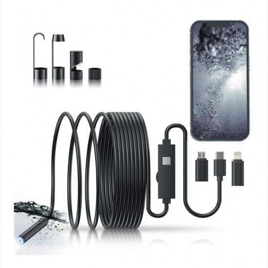 Ενδοσκοπική κάμερα plug and play, 10 μέτρα