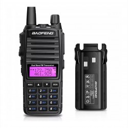 Ραδιοσταθμός, Baofeng, UV-82,8W, διπλής ζώνης, μπαταρία ιόντων λιθίου 2000 mAh