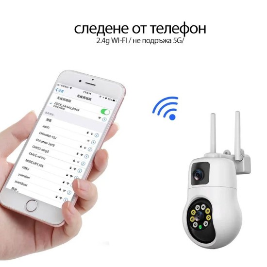 2 ΕΞΩΤΕΡΙΚΕΣ ΚΑΜΕΡΕΣ WIFI ΜΕ ΔΥΟ ΦΑΚΟΥΣ 10MP