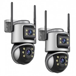 2 κάμερες icsee 6MP με διπλό φακό