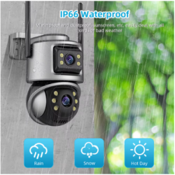 2 κάμερες icsee 6MP με διπλό φακό