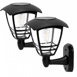 2 τεμάχια EL-23379 ΗΛΙΑΚΗ ΛΑΜΠΑ LED ΤΟΙΧΟΥ 0,3W IP44