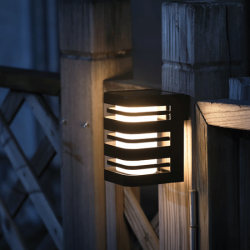 2 τεμάχια EL-23456 ΗΛΙΑΚΗ ΛΑΜΠΑ LED ΤΟΙΧΟΥ 0,42 W IP44