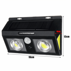 2 τεμάχια ηλιακός προβολέας LED με αισθητήρα Air Light