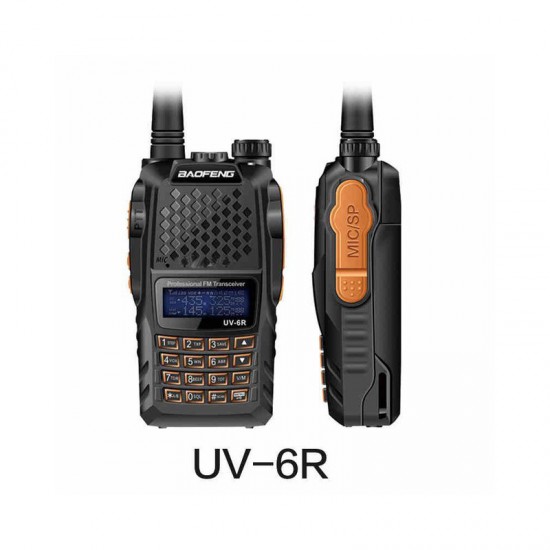 2 τεμάχια ραδιοσταθμός διπλής ζώνης Baofeng UV-6R