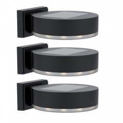 3 τεμάχια ηλιακή λάμπα LED τοίχου 0,3 W IP44