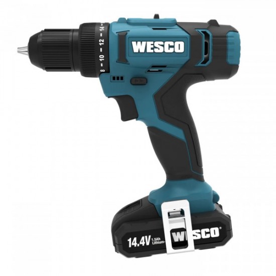 Ακουμουλάτορ κατσαβίδι WESCO WS2723K2, 14,4 V Li-Ion, 1,5 Ah, 25 Nm, με 1 μπαταρία