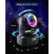 Διπλός δισκοειδής προβολέας Moving Head mini με 4 LED