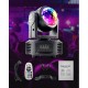 Διπλός δισκοειδής προβολέας Moving Head mini με 4 LED