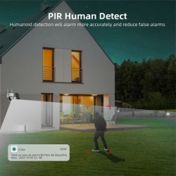 Ηλιακή κάμερα Wi-Fi 5 MP με επαναφορτιζόμενες μπαταρίες