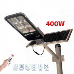 Ηλιακή λάμπα με πάνελ και βάση 400W