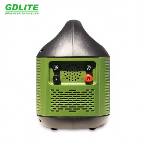 Ηλιακό σύστημα μετατροπέα GD-9001, 12V-220V, 3 λαμπτήρες, φακός
