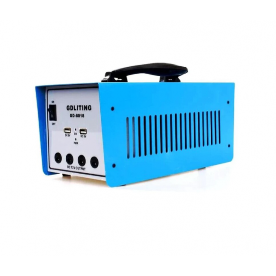 Ηλιακό σύστημα μετατροπέα GD8018, 12V-220V, 3 λαμπτήρες