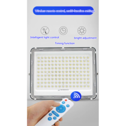 Ηλιακός προβολέας LED Jortan 2000W με ξεχωριστό πάνελ